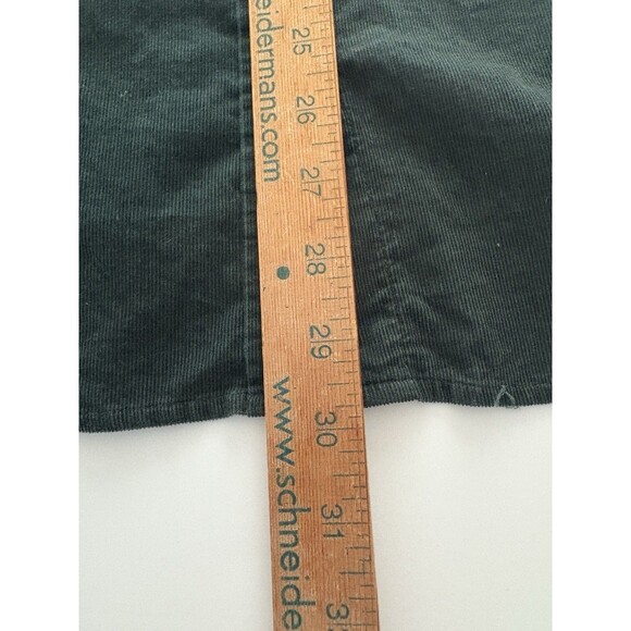 Quacker Factory Candy Corn Shirt 1X Green Corduroy Rhinestones Halloween Vtg ** - Picture 10 of 16